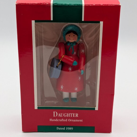 Hallmark Keepsake Daughter 1989, Wooden Vintage Christmas Ornament - Picture 9 of 11